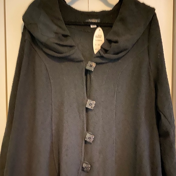 Jaskar NWT Black Cardigan - Picture 2 of 10